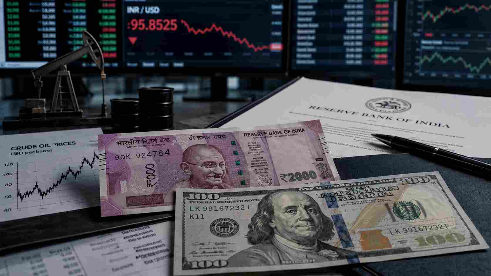 Indian Rupee Hits Low as Oil Risks Mount